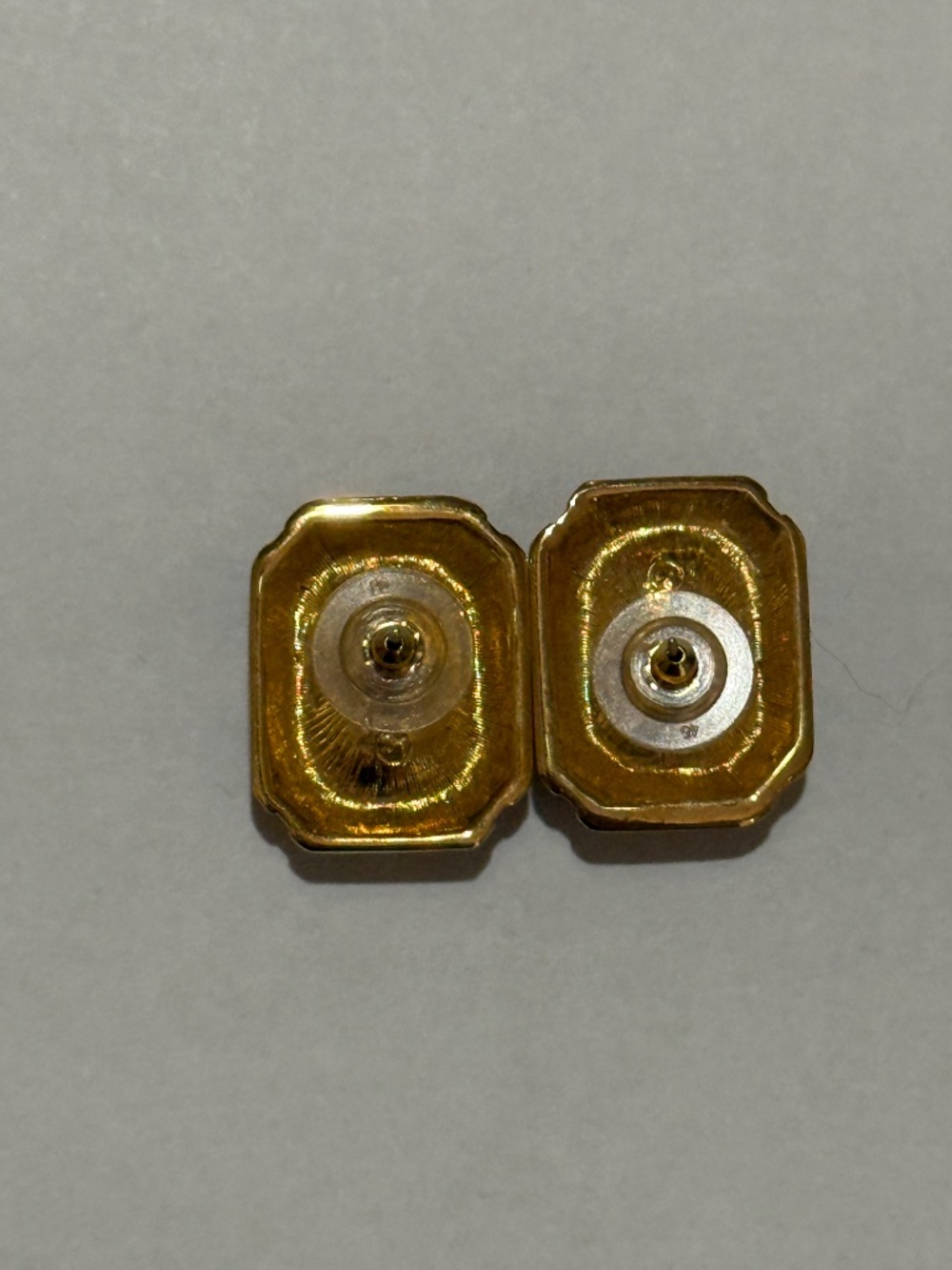 Vintage Swarovski Gold Tone earrings - Picture 3 of 5